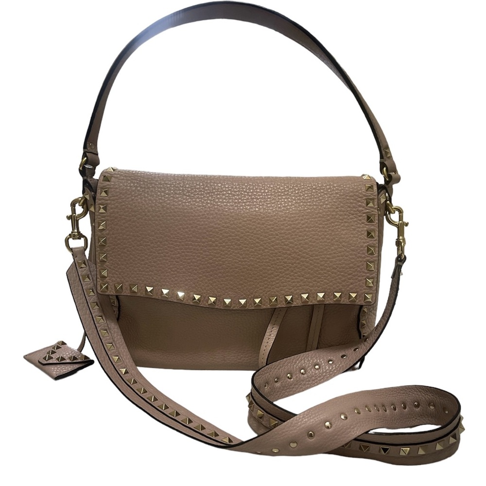 Authentic Valentino Garavani Rockstud leather bag.